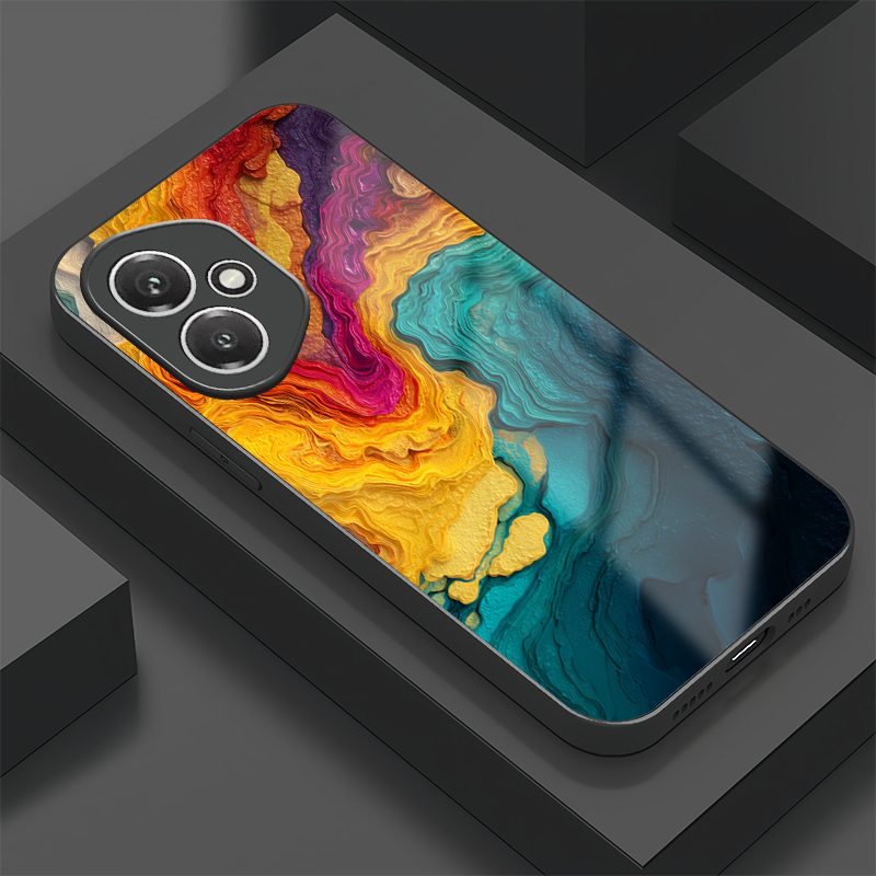 Phone Cases Honor - เคสโทรศัพท์กันกระแทกลายหินอ่อน สำหรับ Huawei Honor 50 Lite