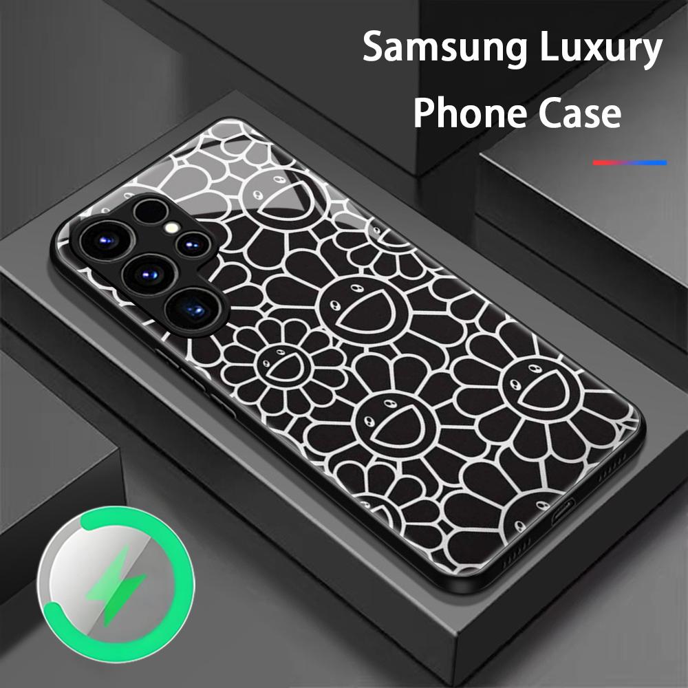 Phone Cases Usa - เคสโทรศัพท์ลายภาพวาดดอกทานตะวันญี่ปุ่น M-Murakami สำหรับ Samsung S26 S25