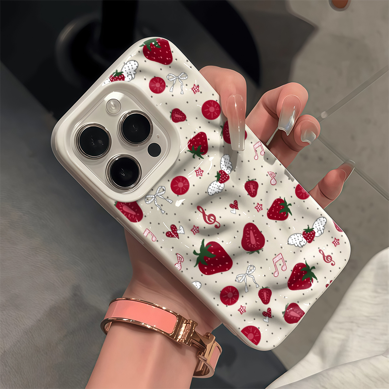 Phone Cases Cute Iphone 13 - เคสลายย่น 3 มิติ น่ารัก สำหรับ iPhone