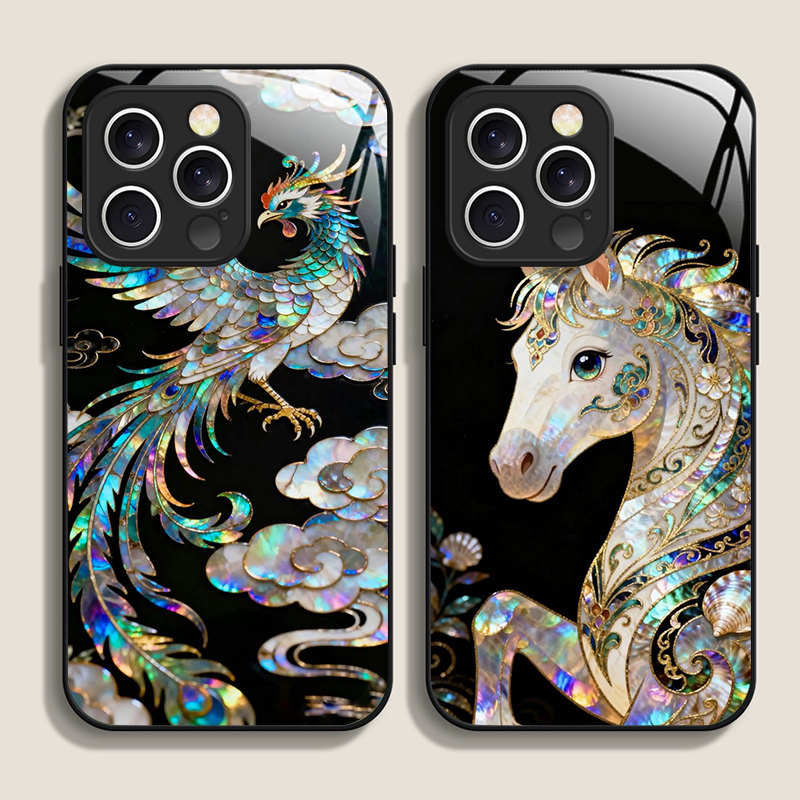 Phone Cases Usa - เคสโทรศัพท์ลายหินอ่อนม้าสุดเท่ สำหรับ iPhone 17 16 Pro