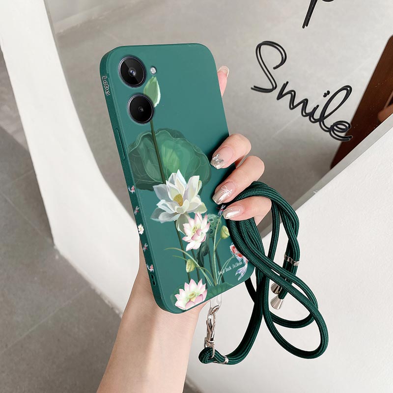 Phone Cases Rimowa - 10 LotusสวยซิลิโคนสําหรับRealme 8 8Pro 9 9Pro