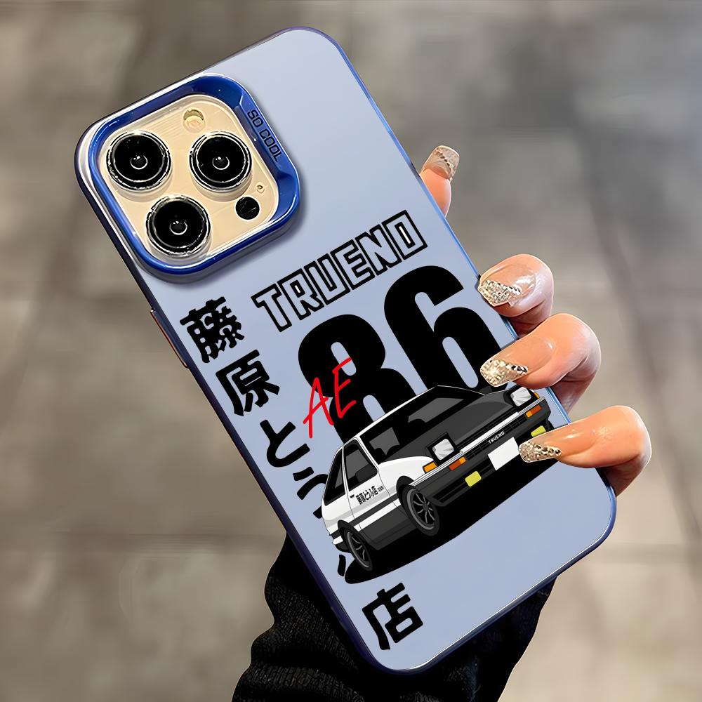 Phone Cases Rugged - เคสโทรศัพท์ลายอนิเมะ I-Initial D AE86 สำหรับ iPhone