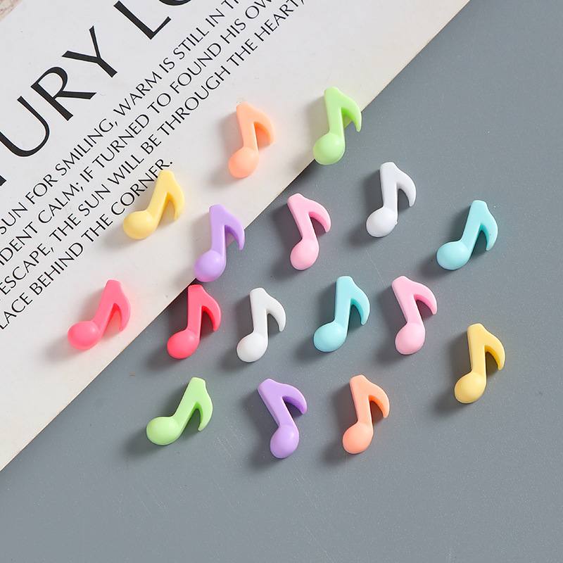 Phone Cases Europe - 10Pcs Kawaii Y2K สีสันหวาน Musical Note