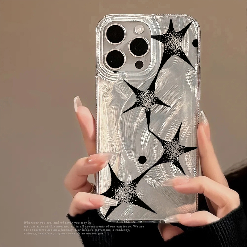 Phone Cases Xr - เคสโทรศัพท์ลายดาวระยิบระยับสุดเทรนดี้ สำหรับ iPhone 17 16 Pro
