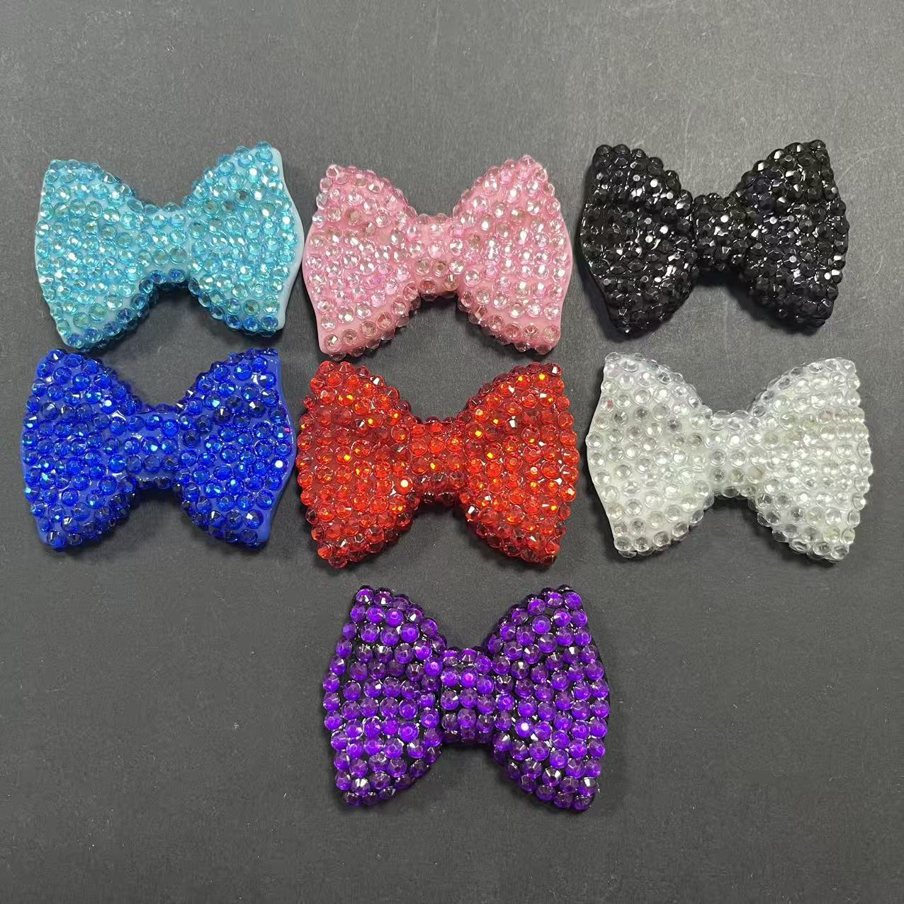 Phone Cases Europe - 2 ชิ้น Kawaii Bling สีชมพูเพชร Bow