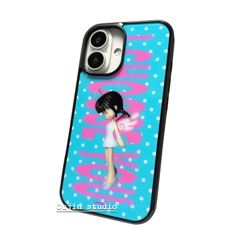Phone Cases Girls - เคสโทรศัพท์ลายจุดสไตล์เกาหลีสำหรับ iPhone 18 Pro Max 17