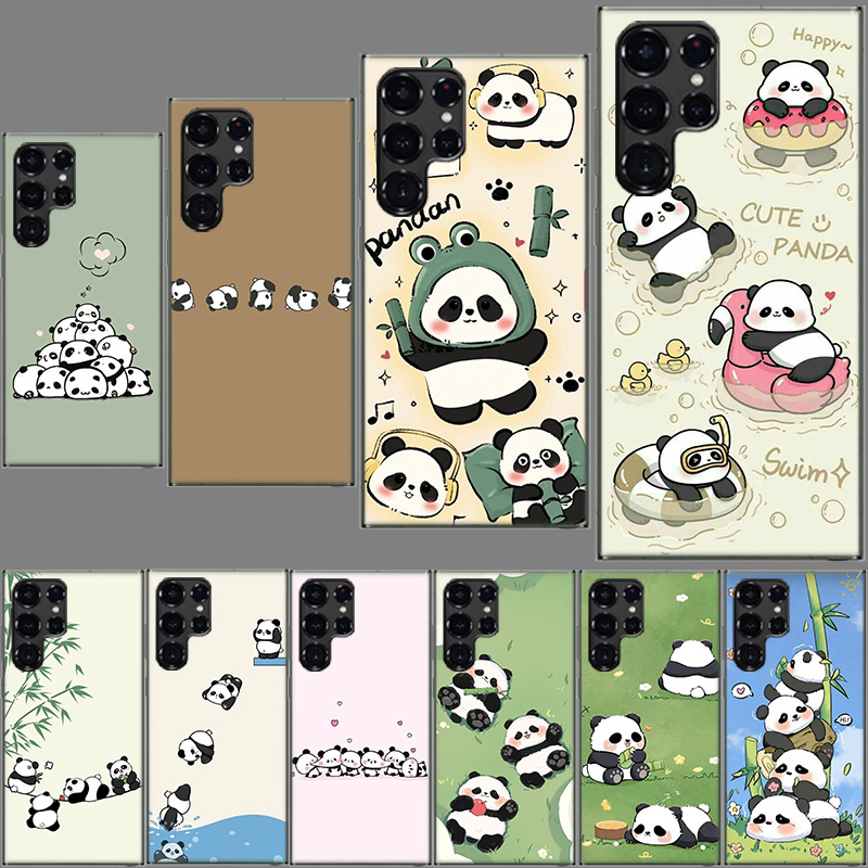 Phone Cases Shein - เคสโทรศัพท์แพนด้าน่ารักมากสำหรับซัมซุงกาแล็กซี่ S24 S23 S21 S20 FE