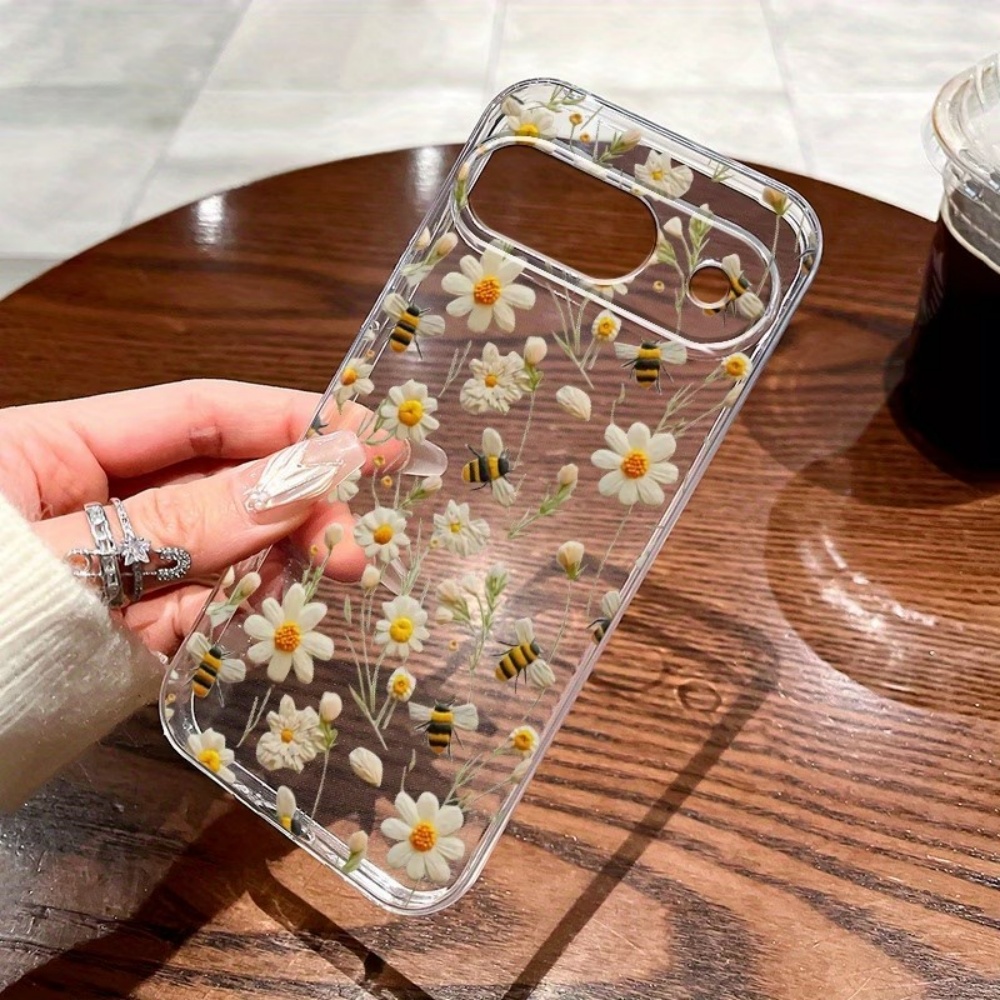 Phone Cases Google Pixel 10 Pro - เคสโทรศัพท์ลายดอกไม้ผึ้งน่ารัก สำหรับ Google Pixel 10 9