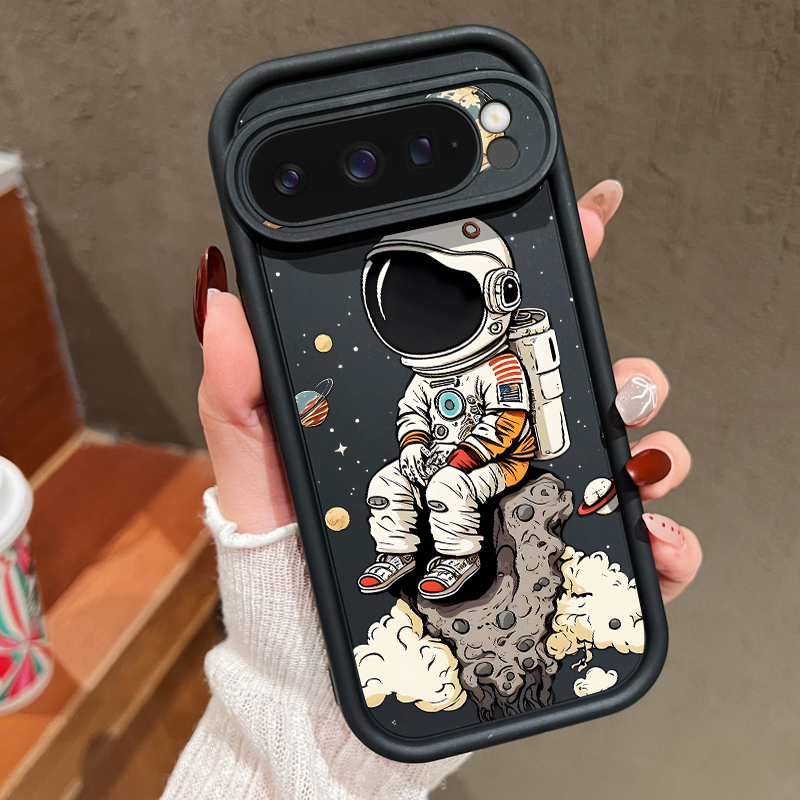 Phone Cases Google Pixel 10 Pro - การ์ตูนนักบินอวกาศพิมพ์เคสโทรศัพท์ TPU สำหรับกูเกิลพิกเซล 10 8 7