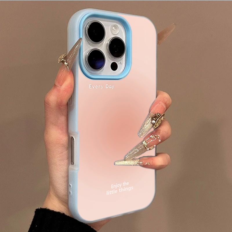 เคสโทรศัพท์ลายไล่เฉดสีชมพูสำหร - Phone Cases Xr บทวิจารณ์และราคา