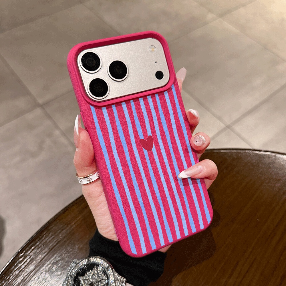 เคสโทรศัพท์ลายหัวใจลายทางแนวตั - Phone Cases Rugged บทวิจารณ์และราคา