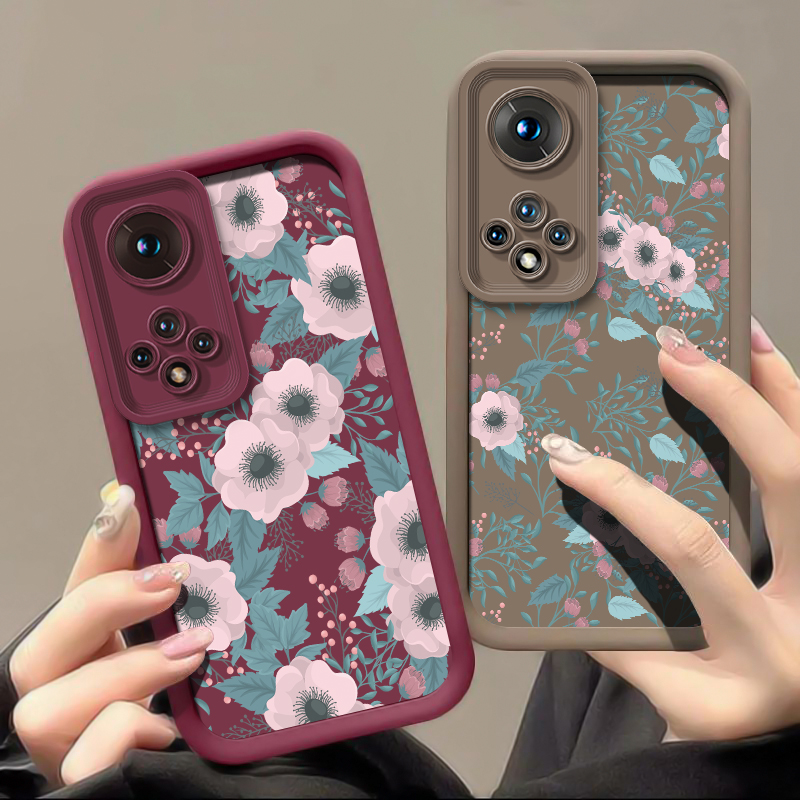 เคสโทรศัพท์ซิลิโคนลายดอกไม้สำห - Phone Cases Honor บทวิจารณ์และราคา
