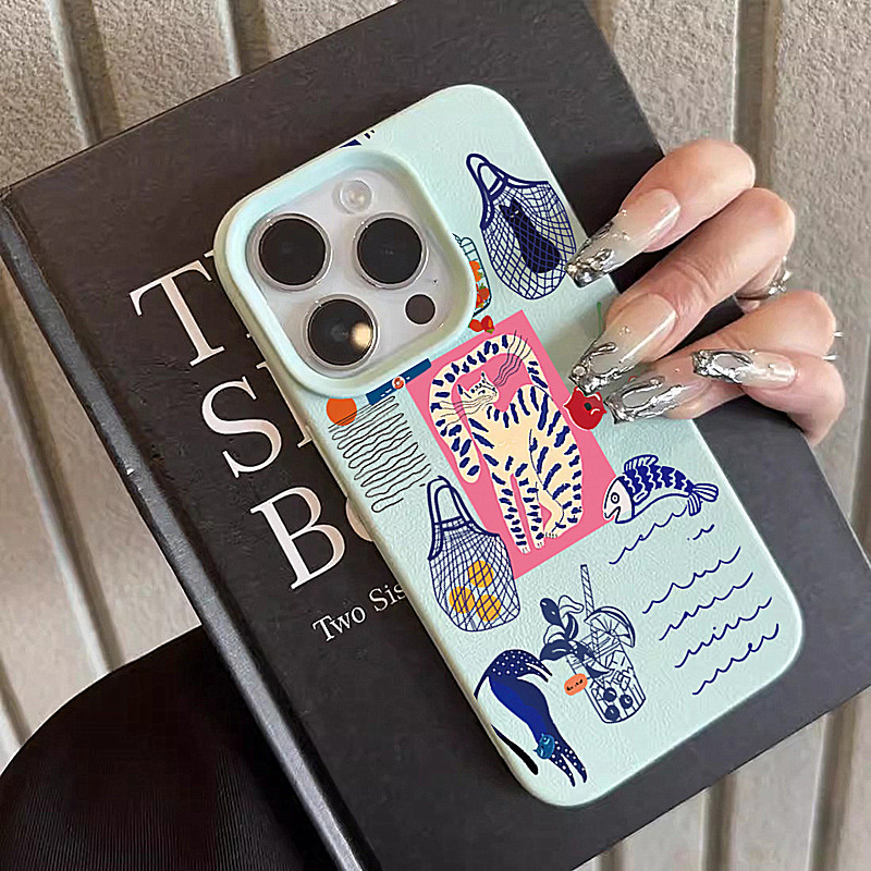 เคสโทรศัพท์ลายแมวเชอร์รี่น่ารั - Phone Cases Cute Iphone 13 บทวิจารณ์และราคา