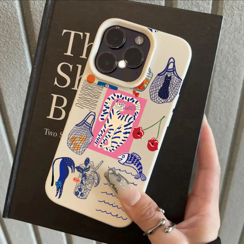 เคสโทรศัพท์ลายแมวเชอร์รี่น่ารั - Phone Cases Cute Iphone 13 บทวิจารณ์และราคา
