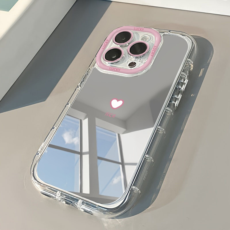 เคสโทรศัพท์ลายกระจกแต่งหน้ารูป - Phone Cases Cute Iphone 13 บทวิจารณ์และราคา