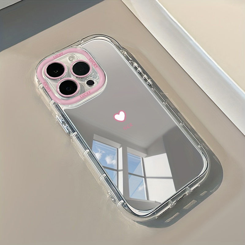 เคสโทรศัพท์ลายกระจกแต่งหน้ารูป - Phone Cases Cute Iphone 13 บทวิจารณ์และราคา