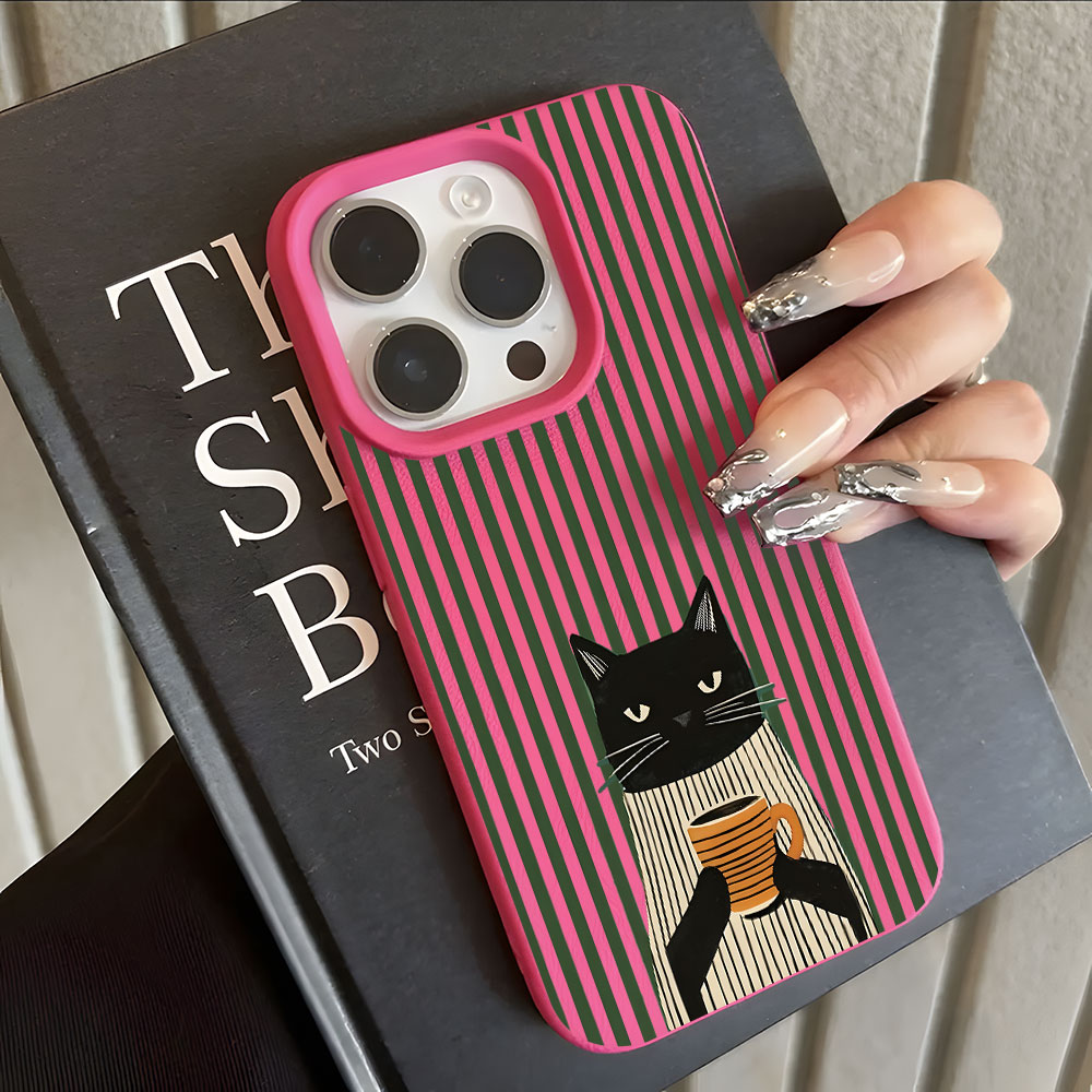 เคสโทรศัพท์ลายแมวตลกพร้อมลายลิ - Phone Cases Usa บทวิจารณ์และราคา