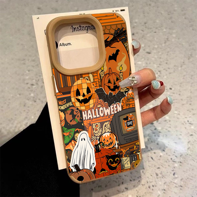 เคสโทรศัพท์ลายผีฟักทองฮาโลวีนส - Phone Cases Xr บทวิจารณ์และราคา