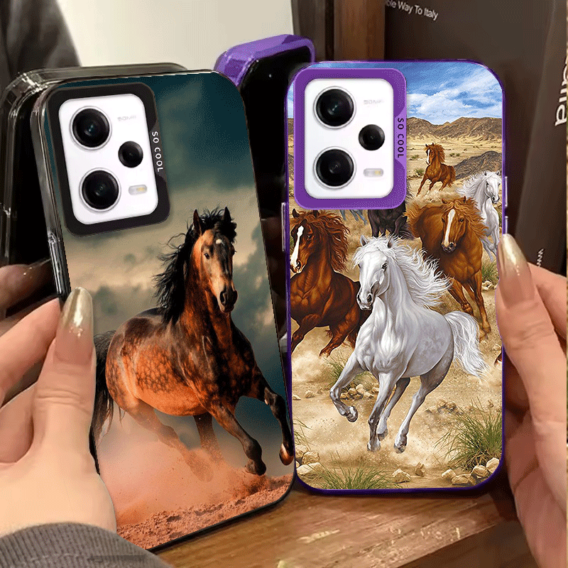 เคสโทรศัพท์นุ่มลายม้าเฟอร์กานา - Phone Cases Shein บทวิจารณ์และราคา