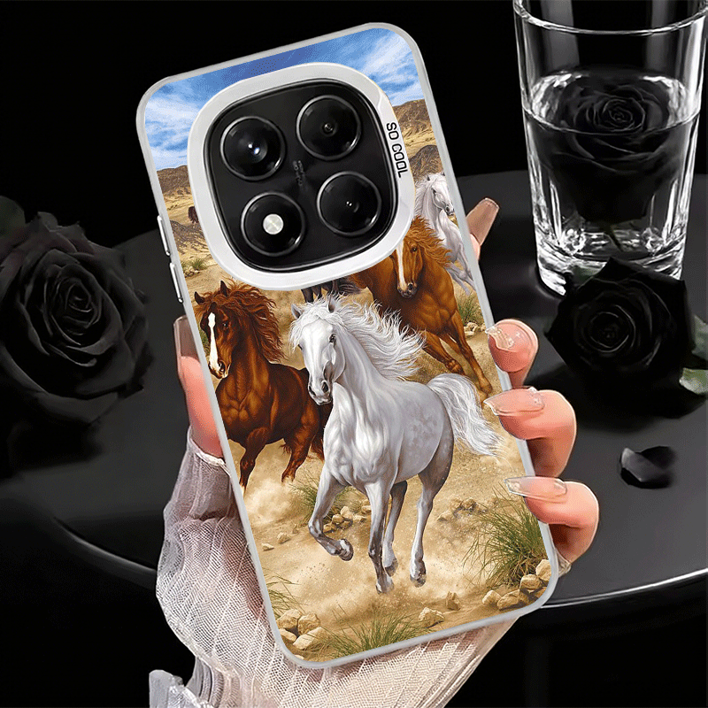 เคสโทรศัพท์นุ่มลายม้าเฟอร์กานา - Phone Cases Shein บทวิจารณ์และราคา
