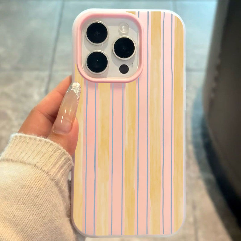 เคสโทรศัพท์ลายทางสีเหลืองสุดเก - Phone Cases Galaxy S25 บทวิจารณ์และราคา