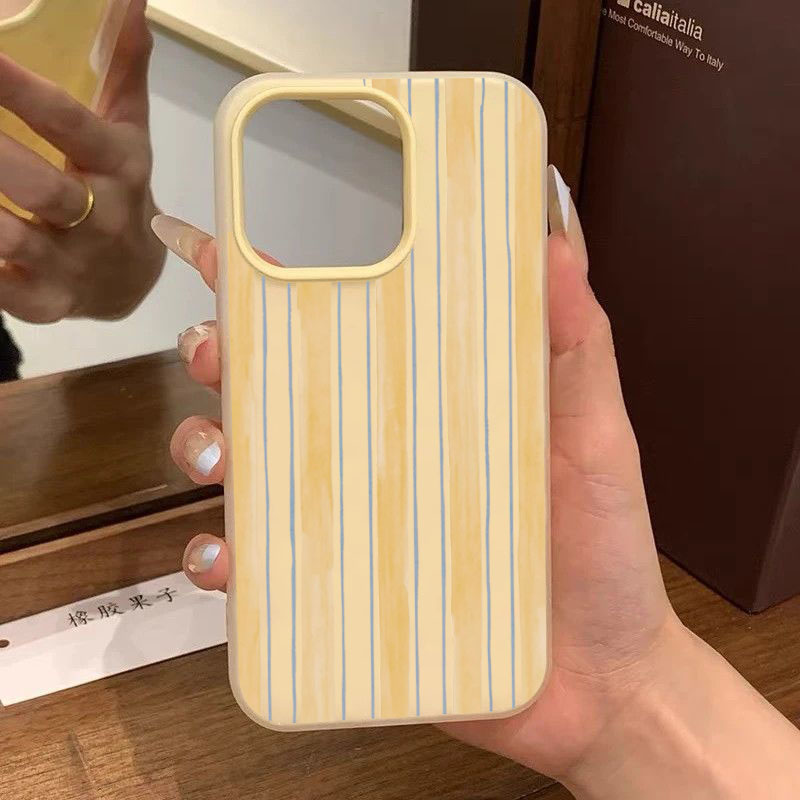 เคสโทรศัพท์ลายทางสีเหลืองสุดเก - Phone Cases Galaxy S25 บทวิจารณ์และราคา