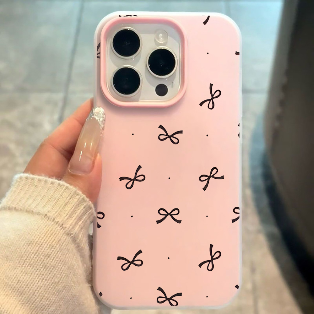 เคสโทรศัพท์ลายโบว์น่ารักลายจุด - Phone Cases Cute Iphone 13 บทวิจารณ์และราคา