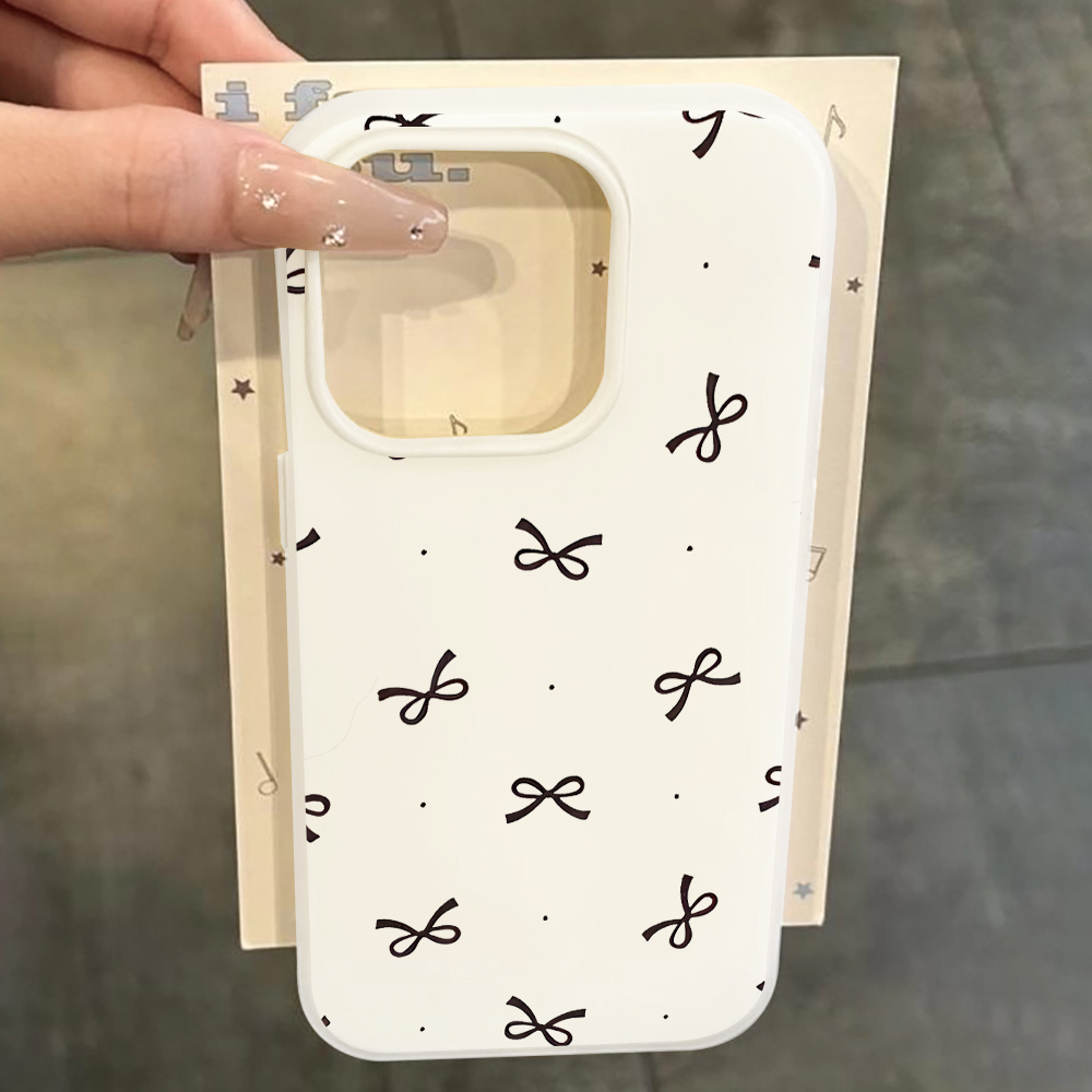 เคสโทรศัพท์ลายโบว์น่ารักลายจุด - Phone Cases Cute Iphone 13 บทวิจารณ์และราคา