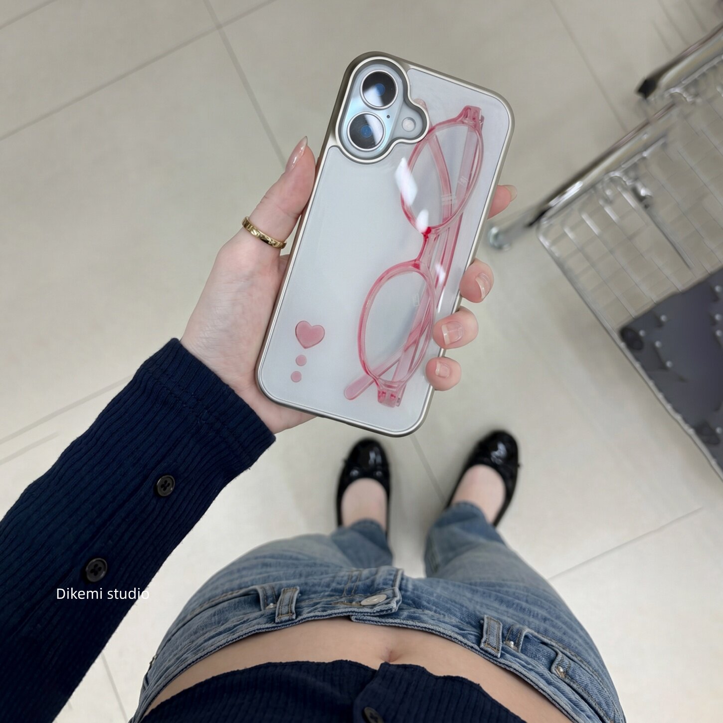เคสโทรศัพท์น่ารักลายหัวใจสีชมพ - Phone Cases Girls บทวิจารณ์และราคา