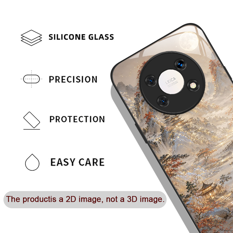 เคสโทรศัพท์กระจกนิรภัยลายภูเขา - Phone Cases Honor บทวิจารณ์และราคา