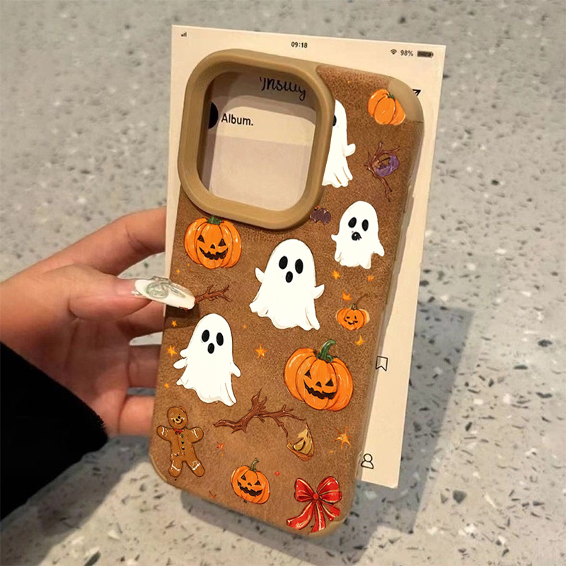 เคสโทรศัพท์ลายผีฟักทองน่ารักสำ - Phone Cases Cute Iphone 13 บทวิจารณ์และราคา