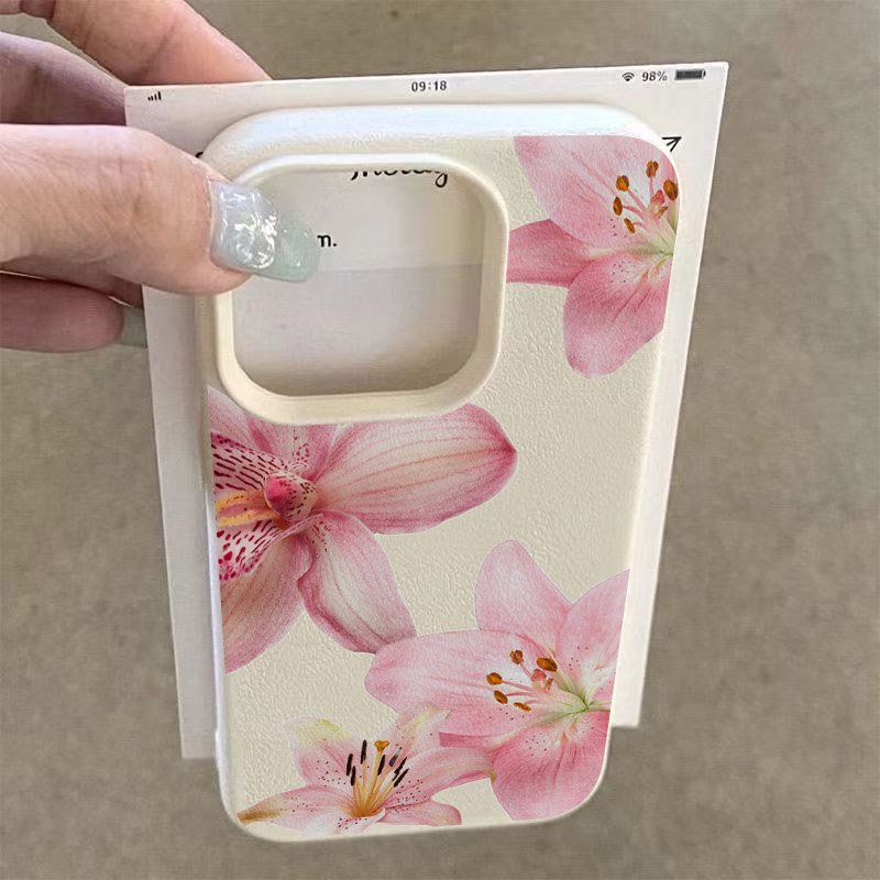 เคสโทรศัพท์ลายลิ้นจี่สีชมพู สำ - Phone Cases Galaxy S25 บทวิจารณ์และราคา