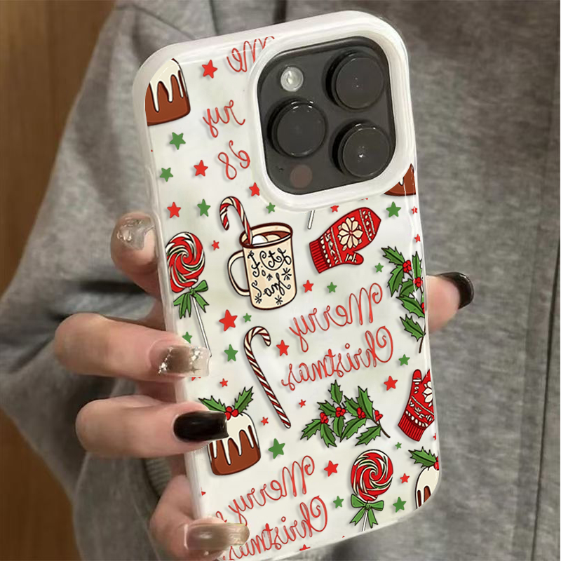เคสโทรศัพท์ลายคริสต์มาสสุดน่าร - Phone Cases Cute Iphone 13 บทวิจารณ์และราคา