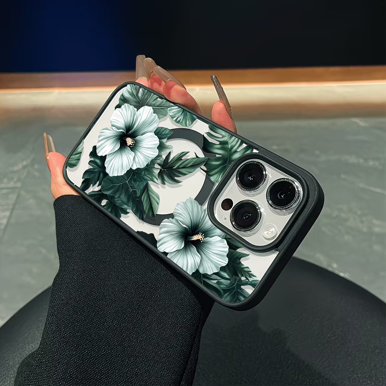 เคสโทรศัพท์ลายดอกไม้สีเขียวสำห - Phone Cases Xr บทวิจารณ์และราคา