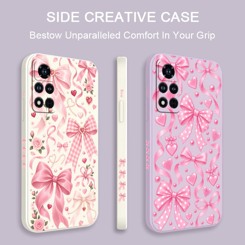 เคสโทรศัพท์ลายดอกไม้ผูกโบว์ สำ - Phone Cases Honor บทวิจารณ์และราคา