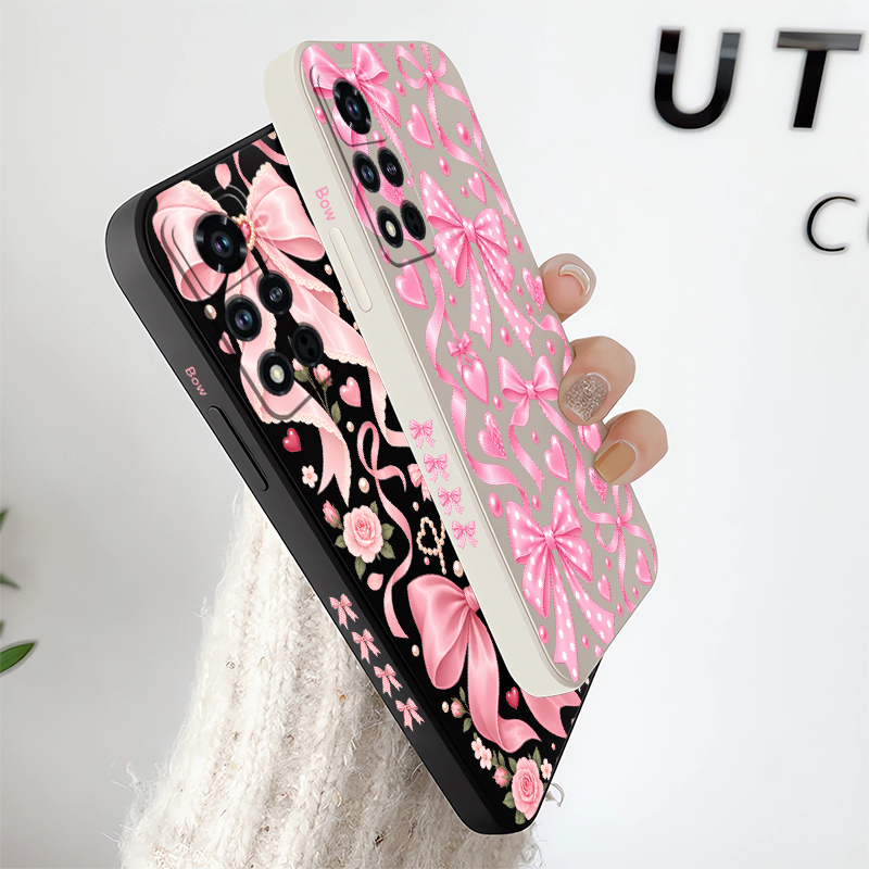 เคสโทรศัพท์ลายดอกไม้ผูกโบว์ สำ - Phone Cases Honor บทวิจารณ์และราคา