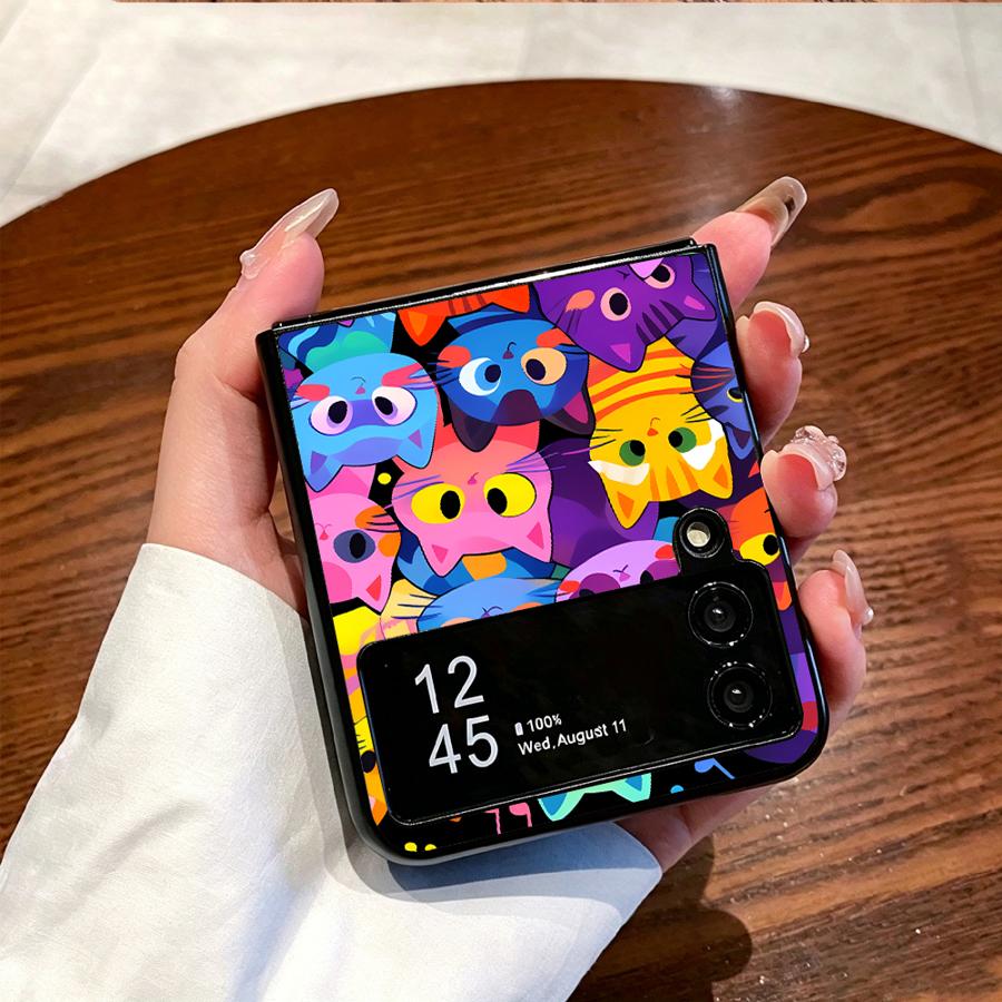 เคสโทรศัพท์แบบเต็มตัวลายแมว สำ - Phone Cases Z Flip 7 บทวิจารณ์และราคา