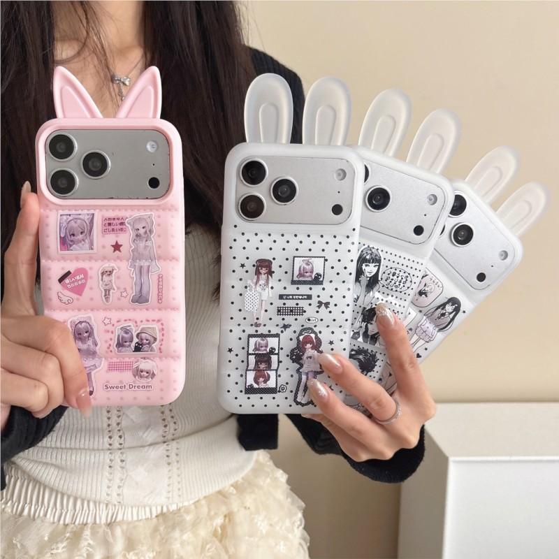 เคสโทรศัพท์ลายกระต่ายน่ารักสไต - Phone Cases Girls บทวิจารณ์และราคา